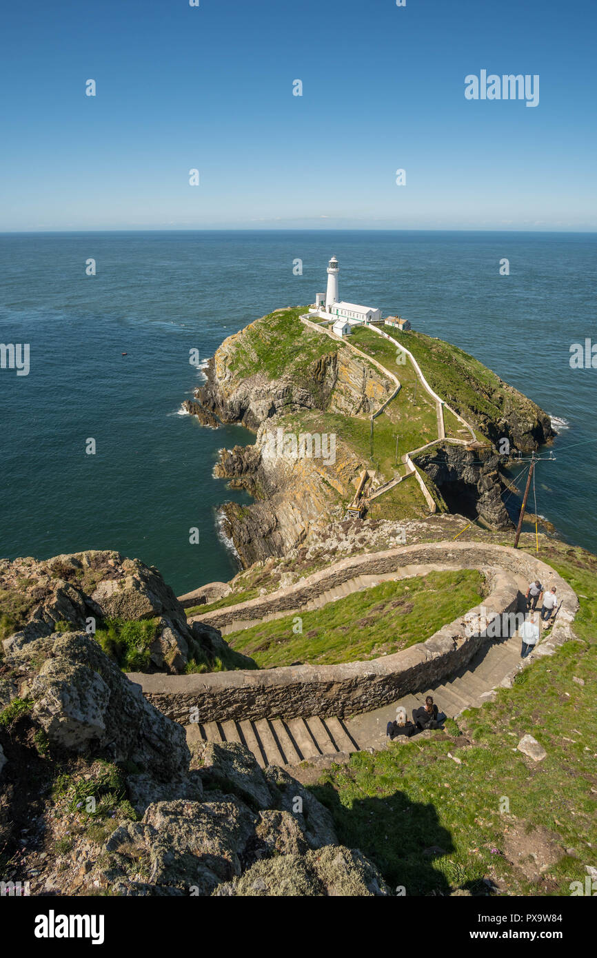 Südlich Leuchtturm Stapel Stockfoto