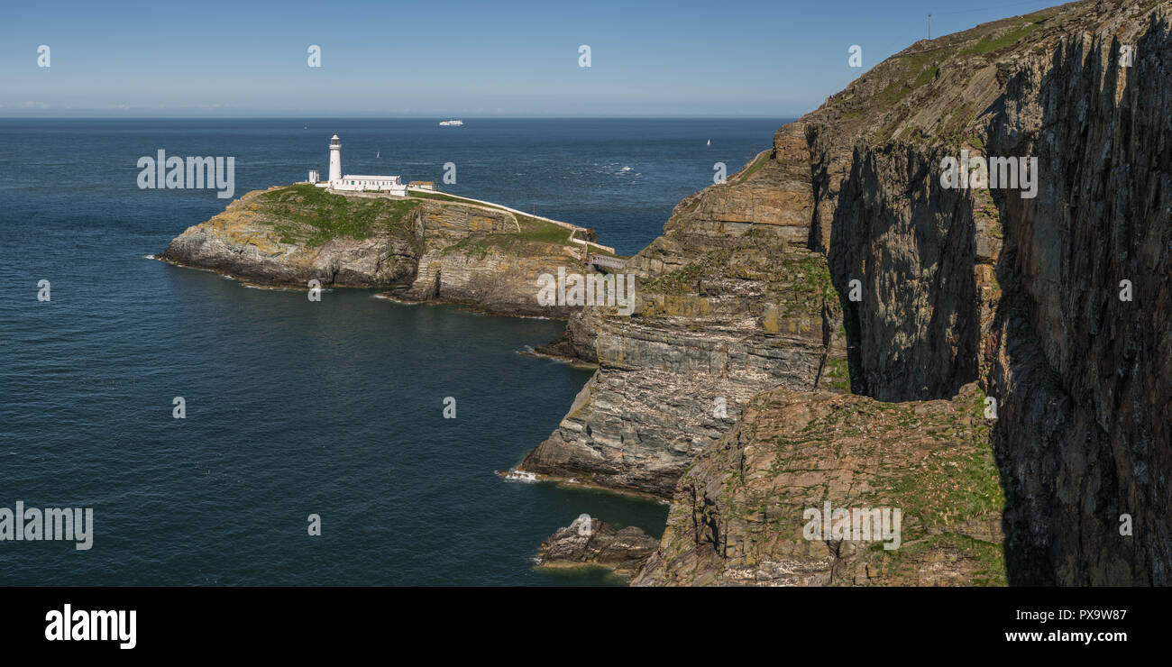 Südlich Leuchtturm Stapel Stockfoto