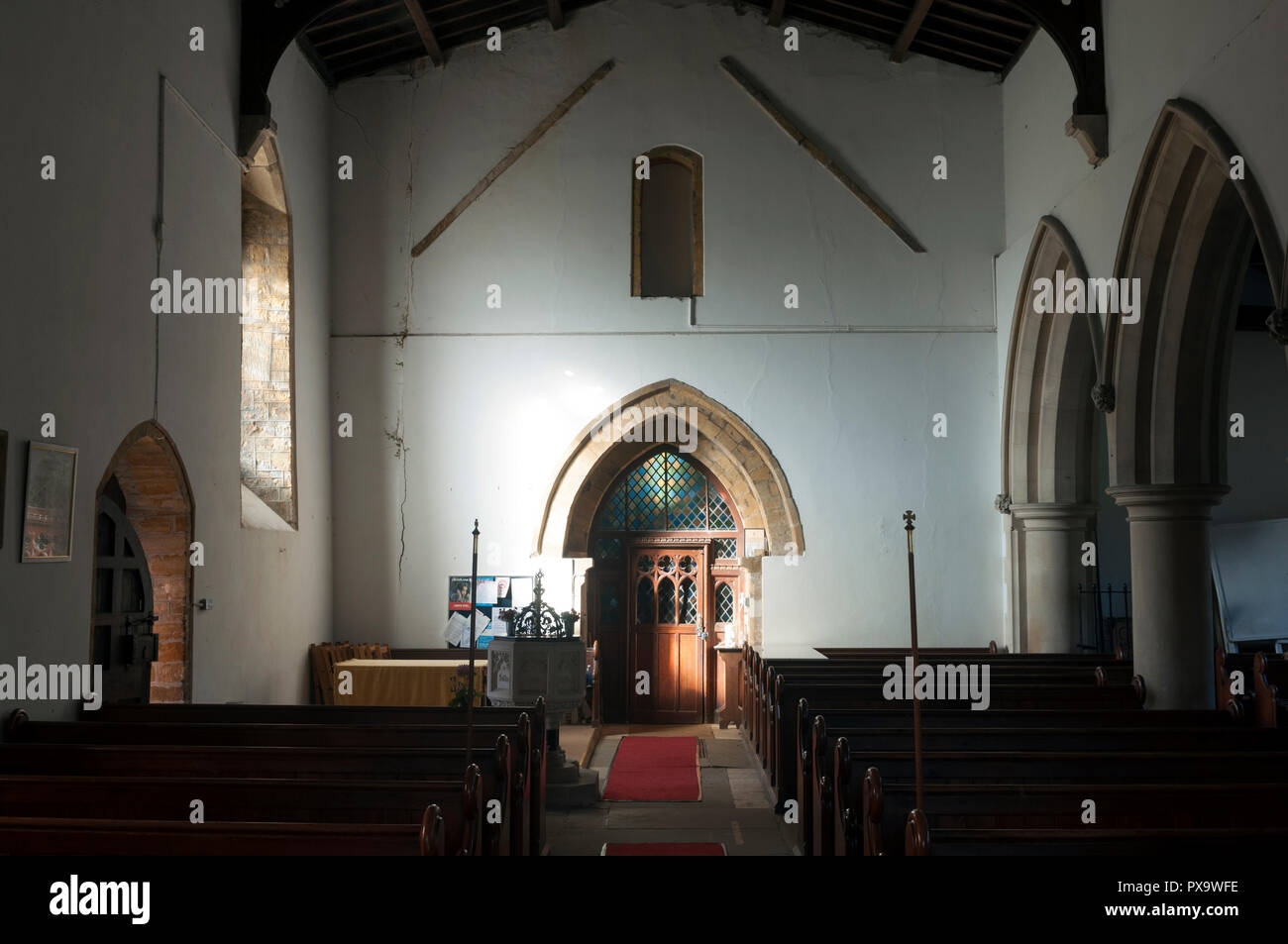 St. Lukas Kirche, kalte Higham, Northamptonshire, England, UK Stockfoto