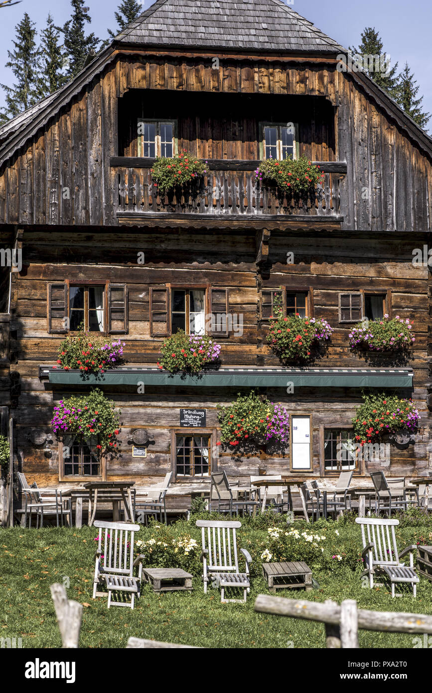 Gastronomie Steirereck Pogusch, Steiermark, Österreich, Pogusch  Stockfotografie - Alamy