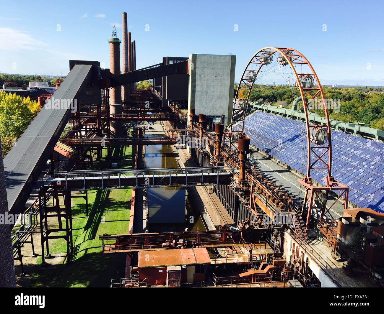 Zeche Zollverein in Essen: Die kokerei Germany‎ Stockfoto