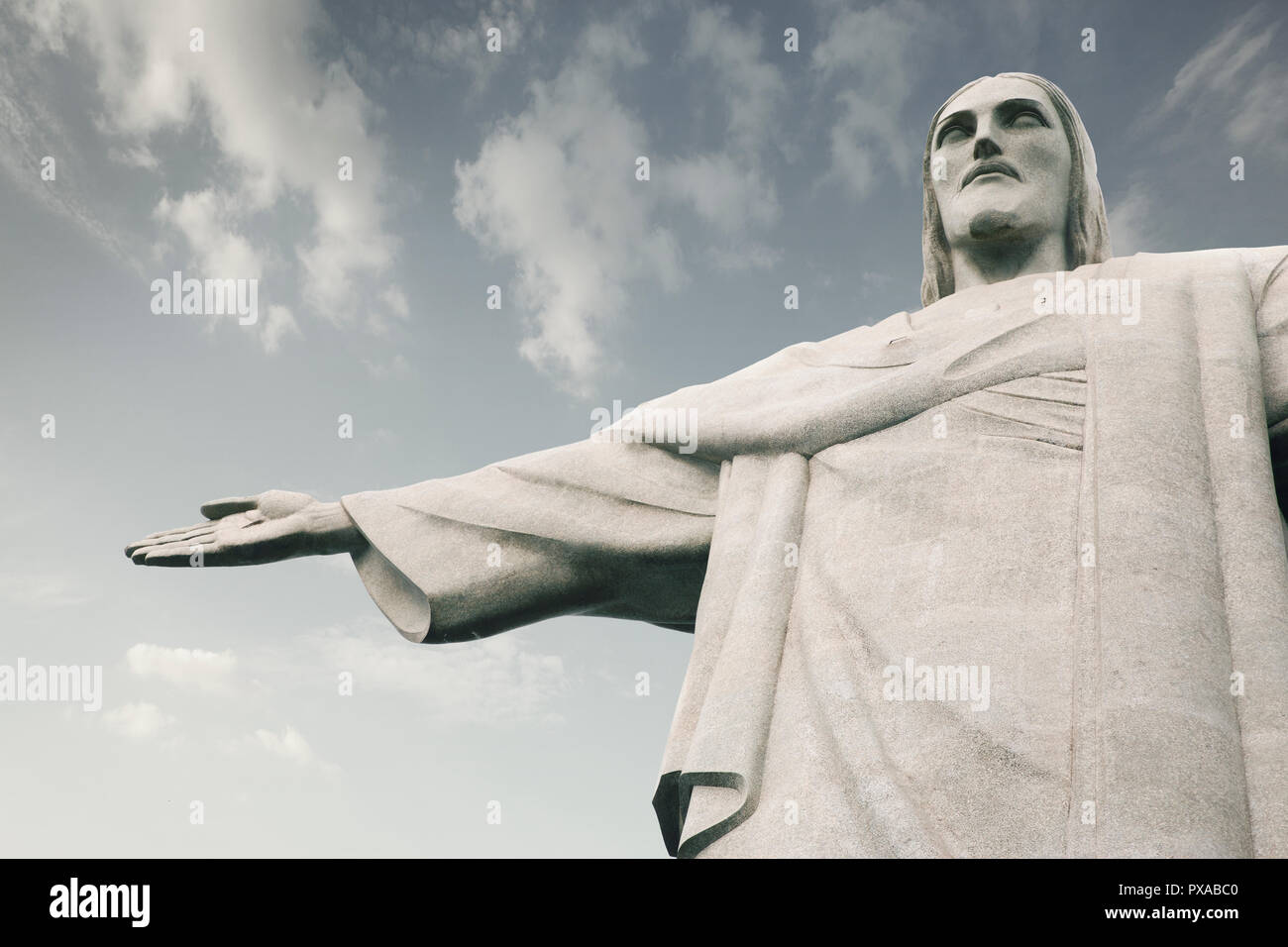 Christus der Erlöser (Cristo Redentor) Statue in Rio de Janeiro, Brasilien Stockfoto