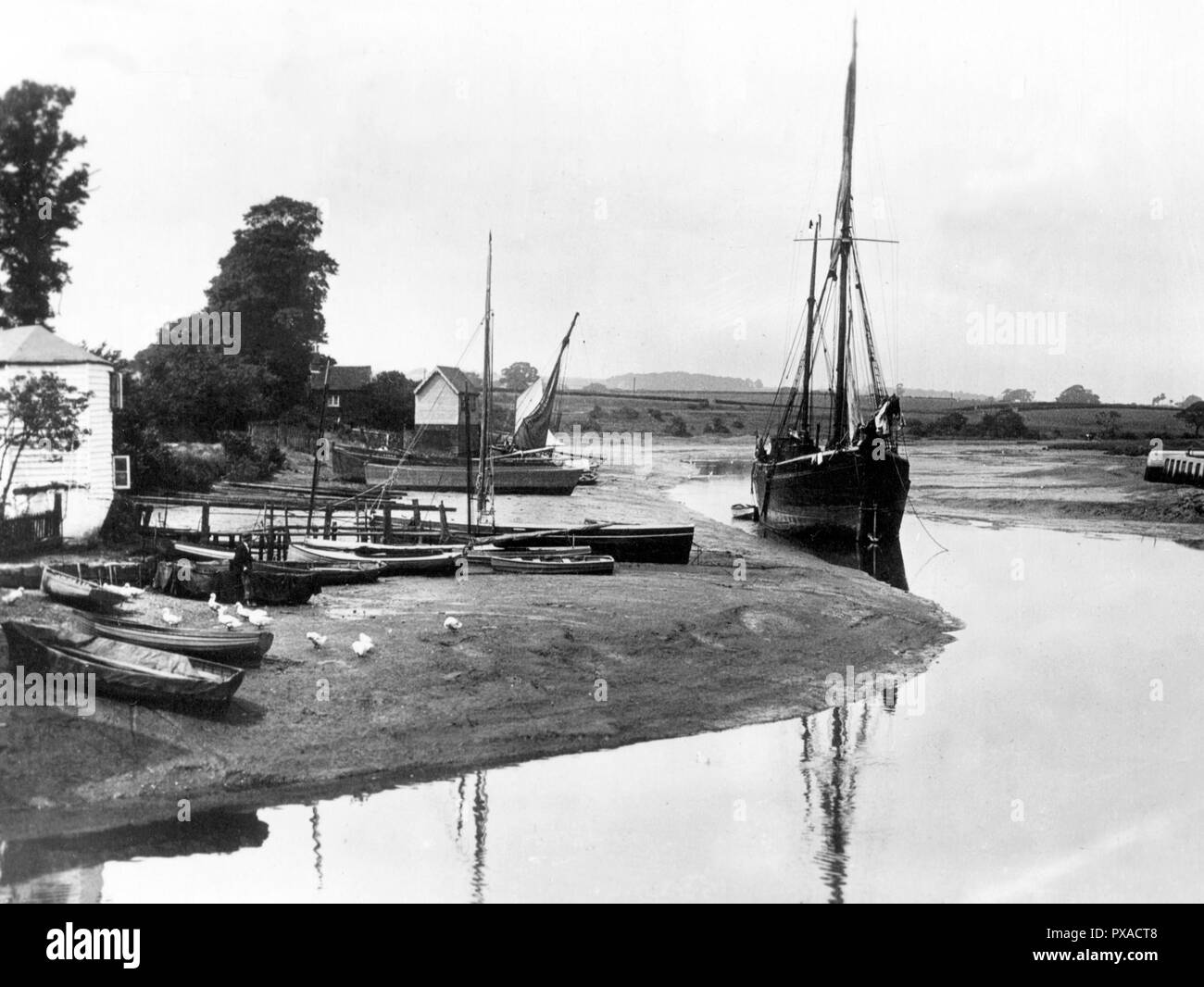 Newport, Isle of Wight Anfang der 1900er Jahre Stockfoto