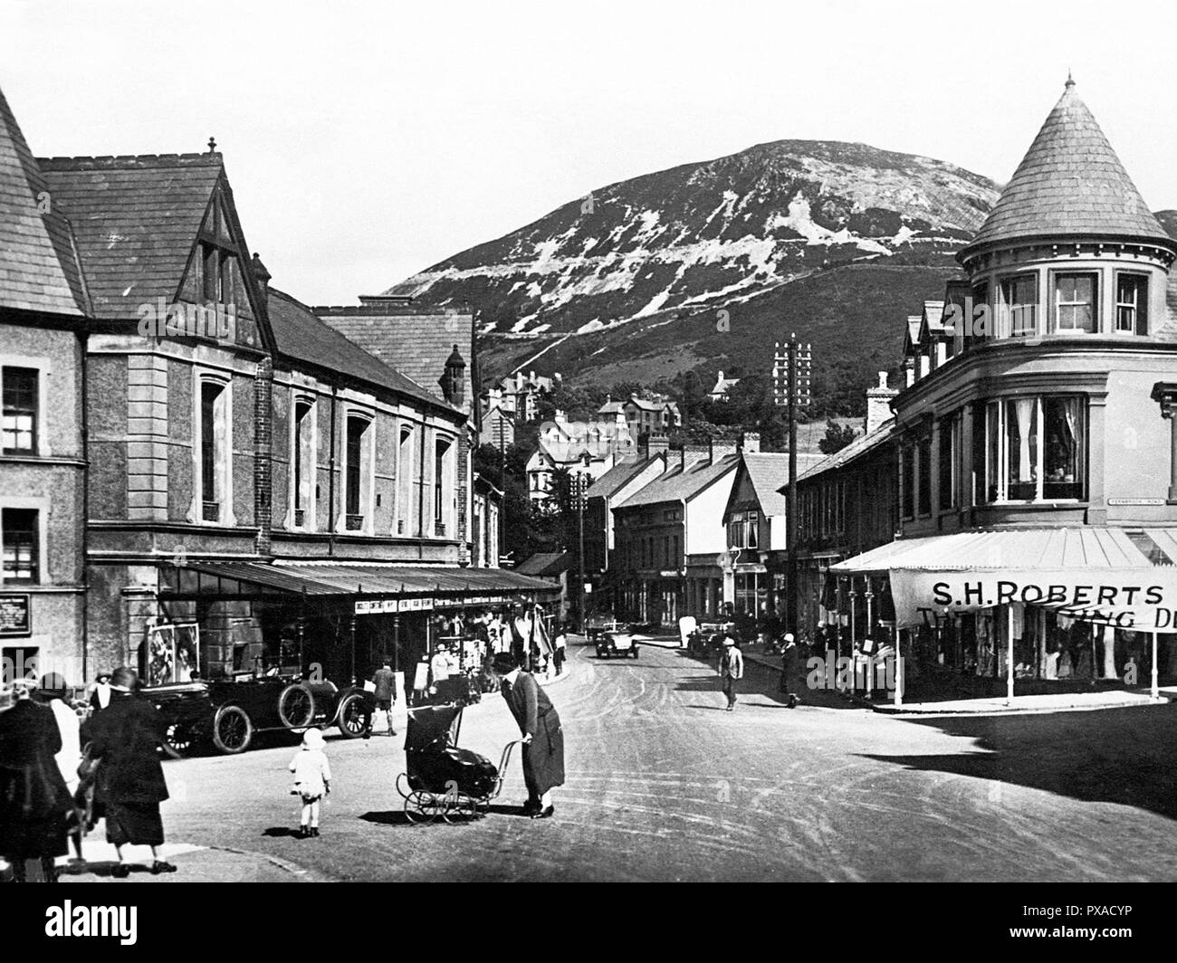Pant-yr-Afon, Penmaenmawr Anfang der 1900er Jahre Stockfoto