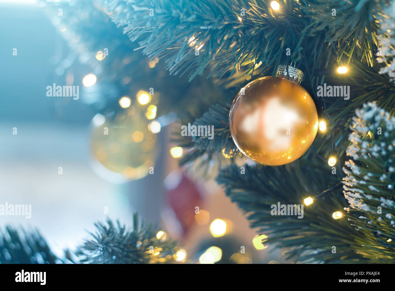 Weihnachtsbaum Dekoration Stockfoto