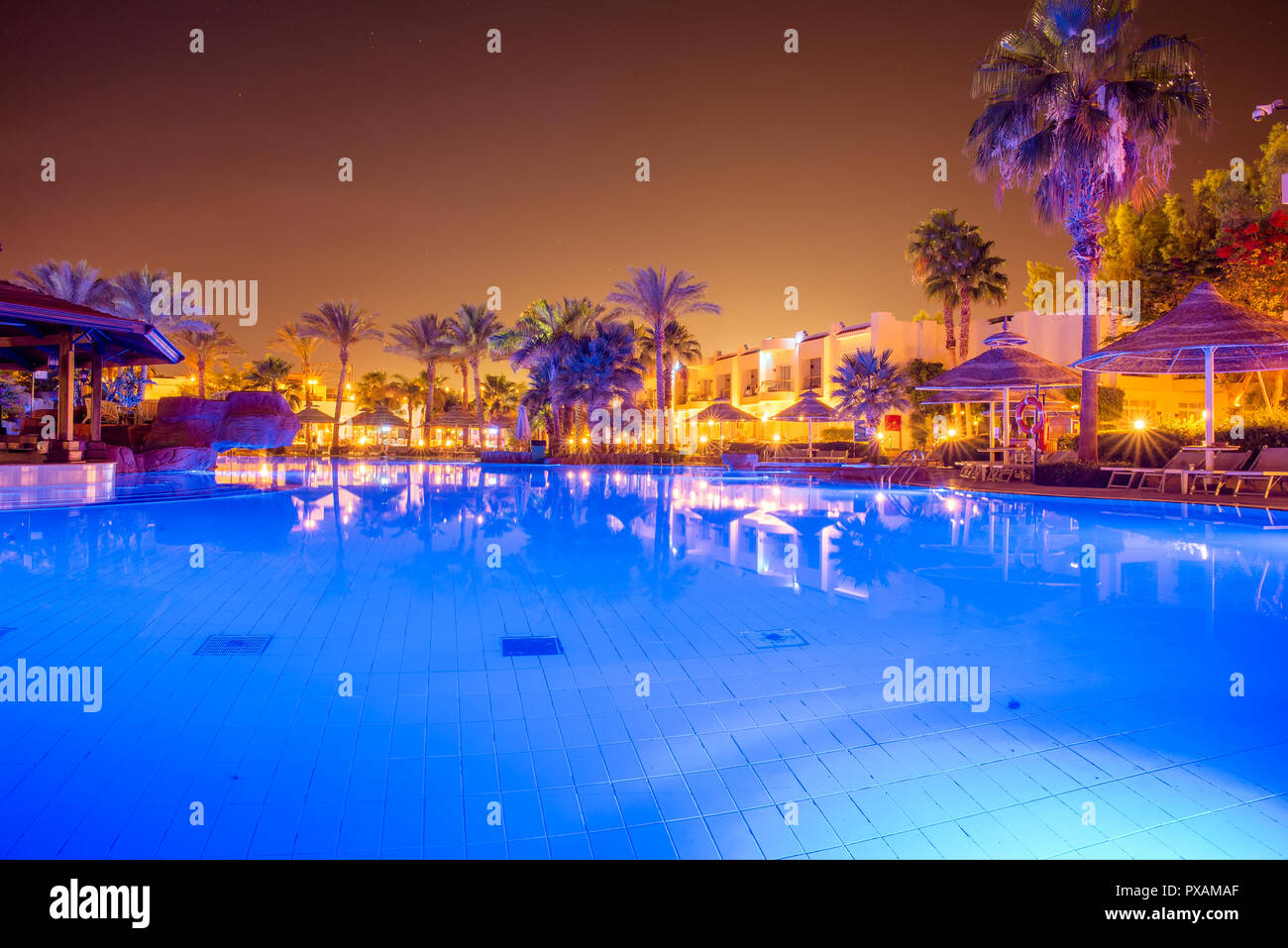 Der schöne Pool Stockfoto