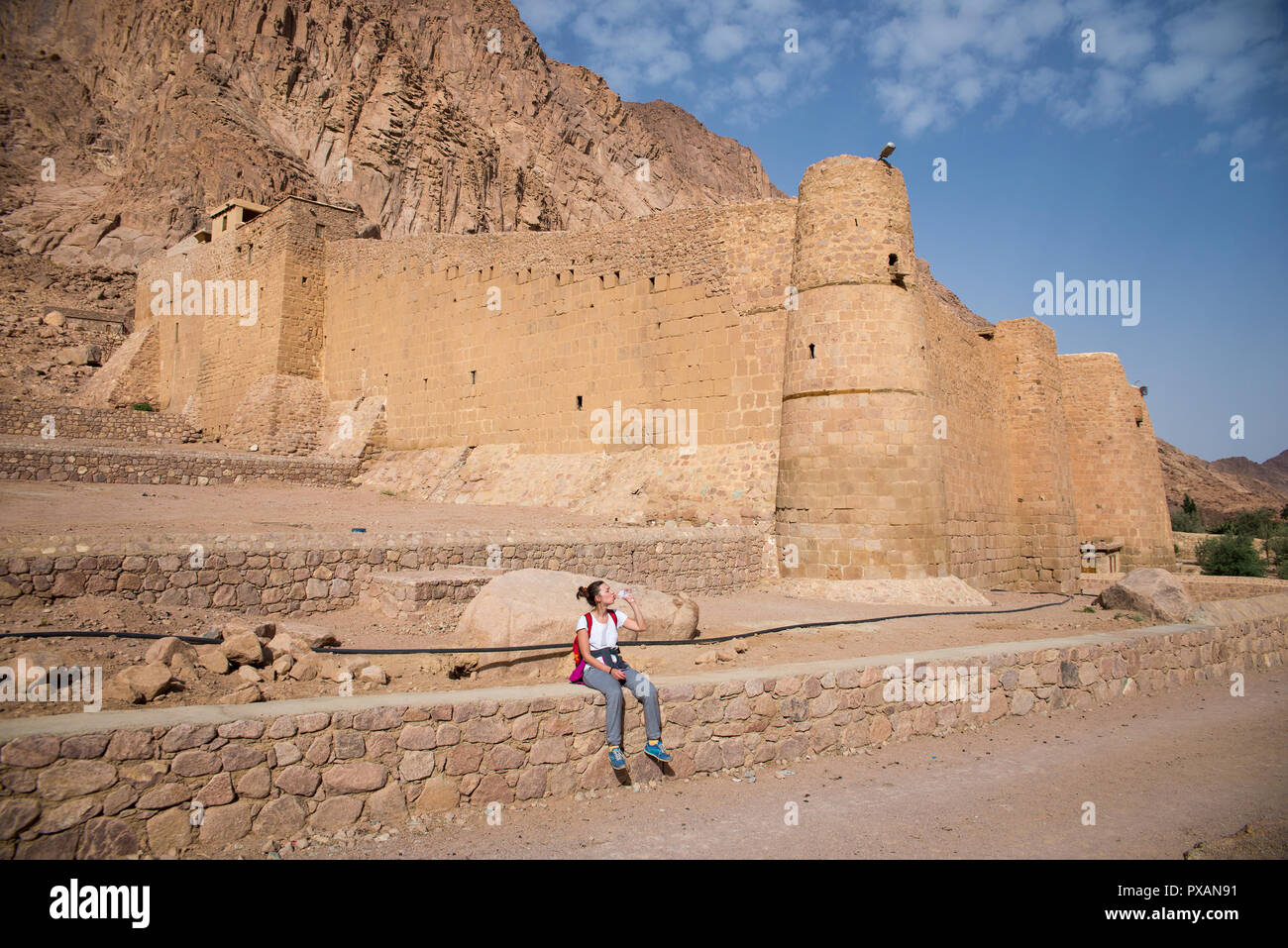 Katharinenkloster liegt auf der Halbinsel Sinai Stockfoto