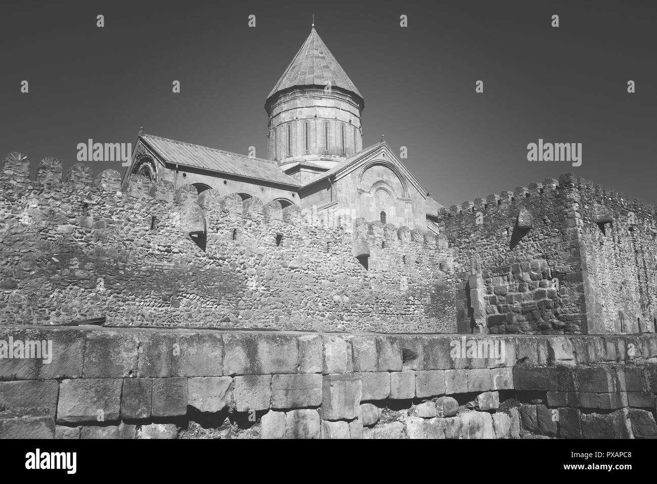 Svetitskhoveli Kathedrale ist ein georgisch-orthodoxen Stockfoto