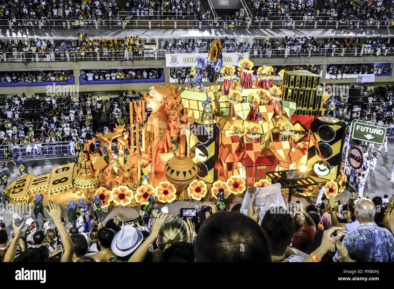 Rio De Janeiro, Karneval, Villenviertel, Brasilien Stockfoto