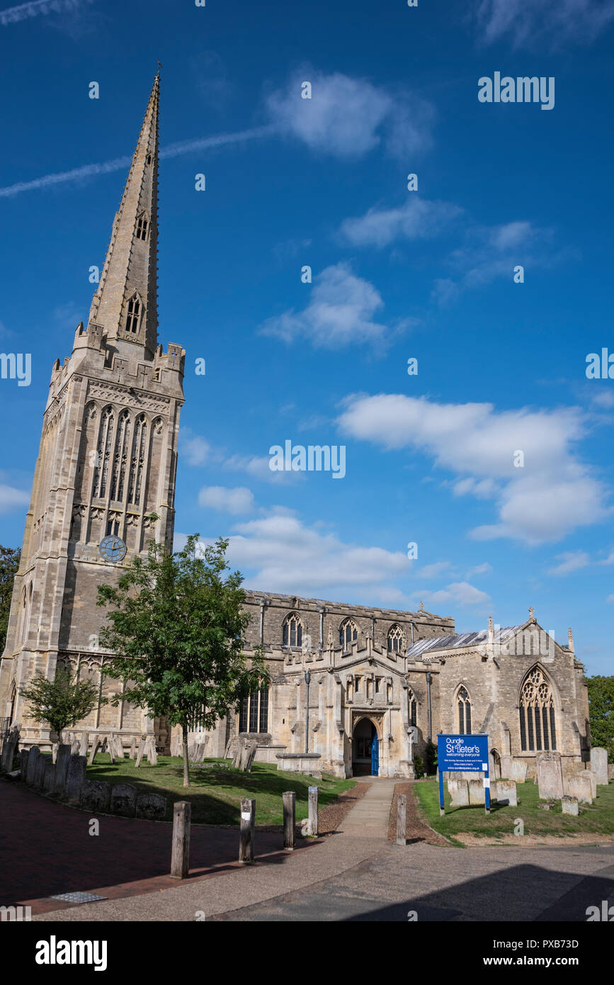 St. Peter's Kirche, Oundle, Northamptonshire, England Stockfoto