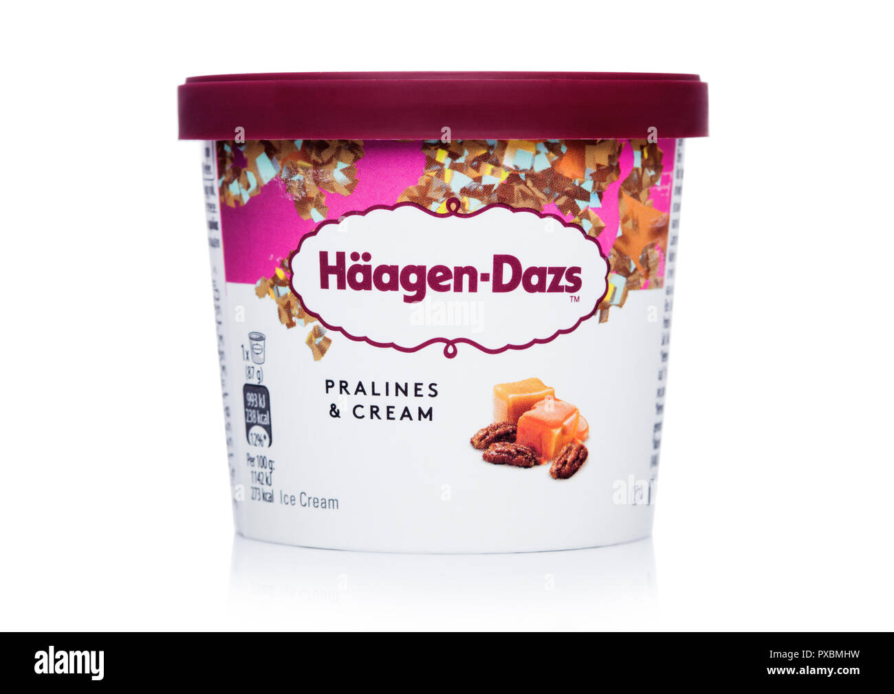 Gesalzenes karamell haagen dazs eiscreme -Fotos und -Bildmaterial in ...