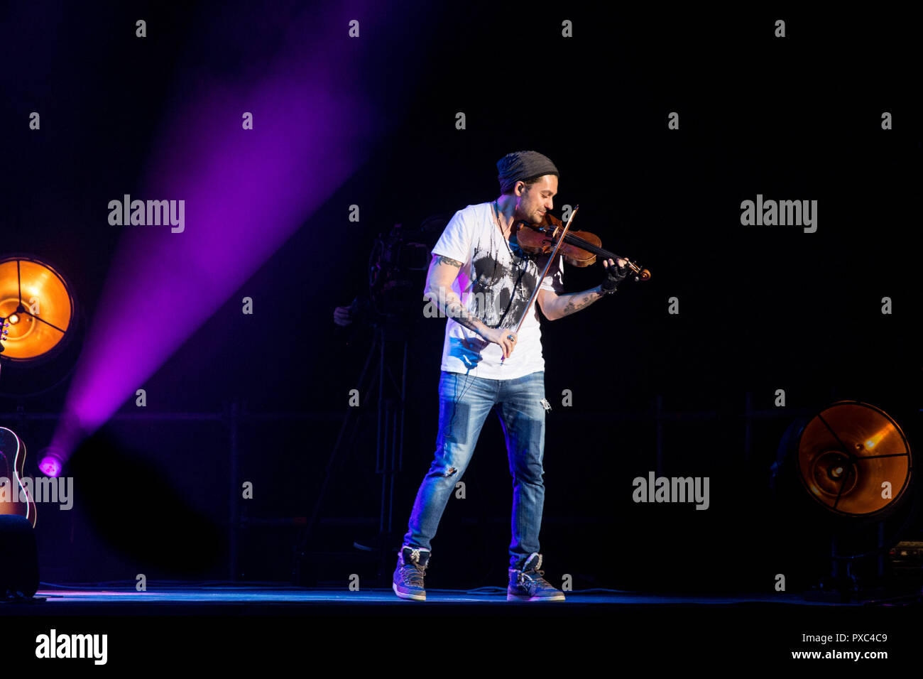 Mailand Italien 20 Oktober 2018 David Garrett live auf der Mediolanum Forum Assago © Roberto Finizio / alamy Credit: Roberto Finizio / alamy Leben Nachrichten Stockfoto