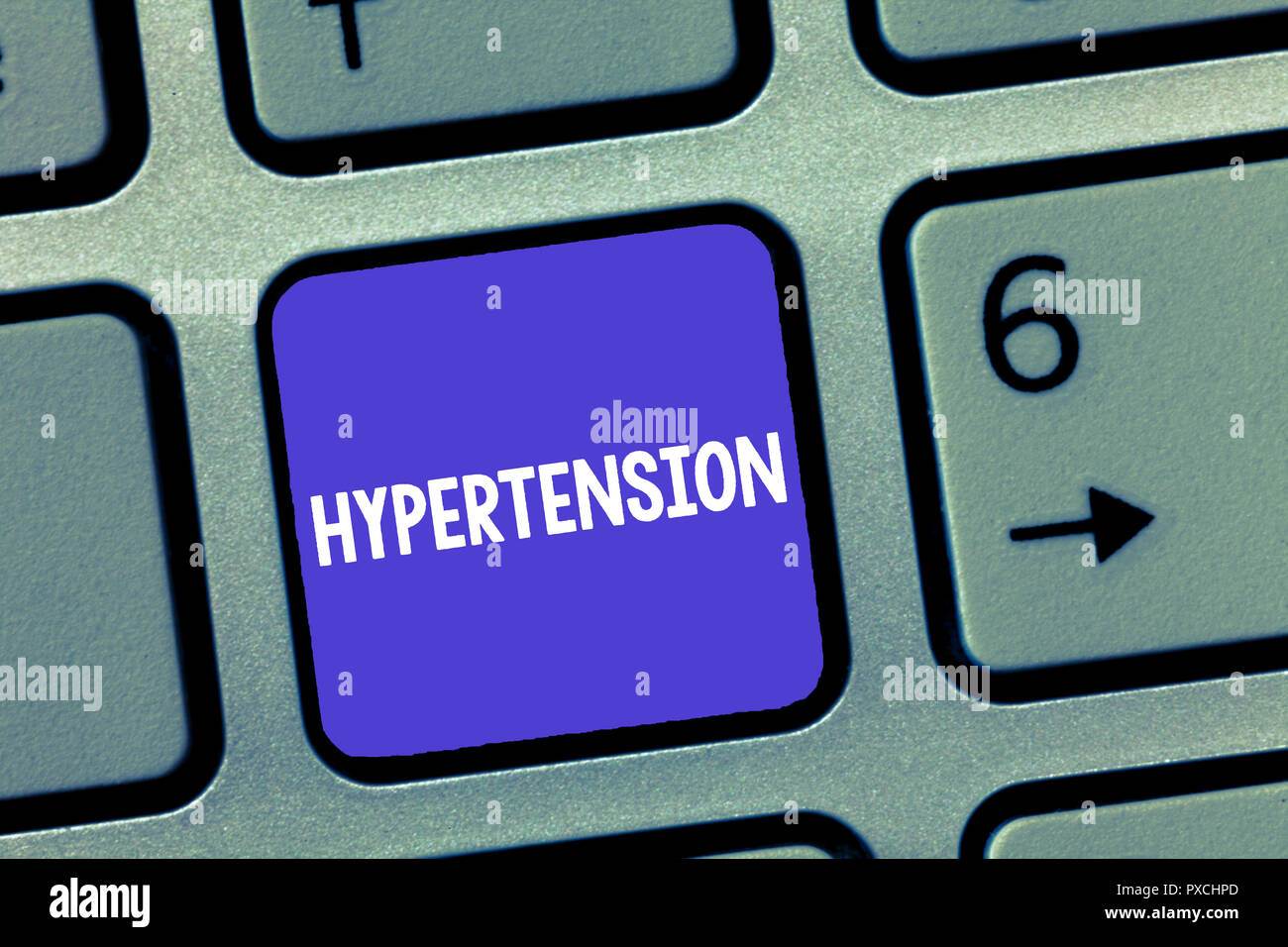 Wort Schreiben Text Hypertonie Business Konzept Fur Medizinischer