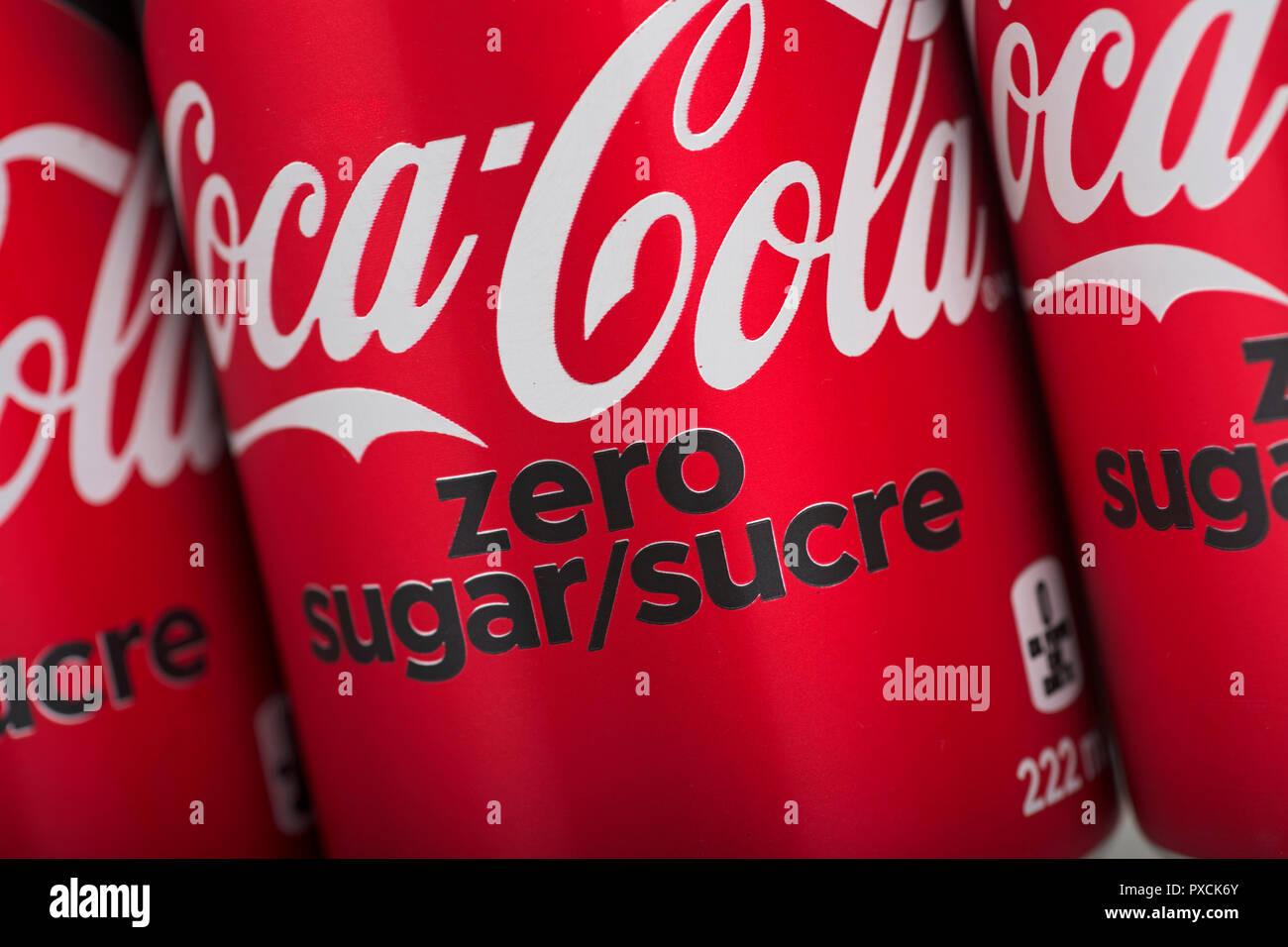 Coca Cola Zero Stockfoto