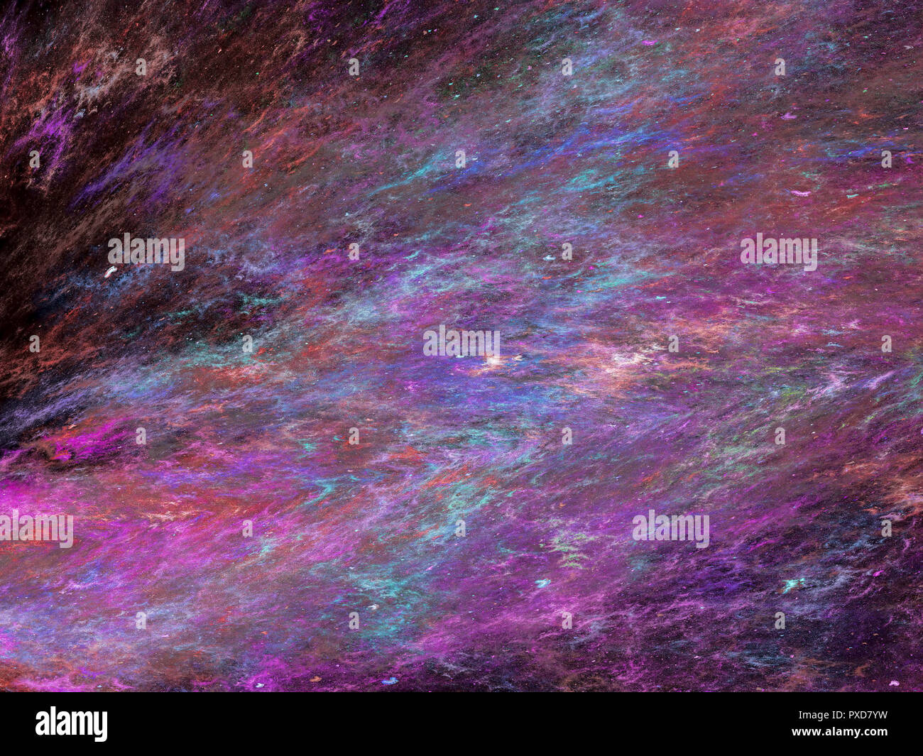 Abstrakte helle fractal Sky - digital erzeugte Bild Stockfoto