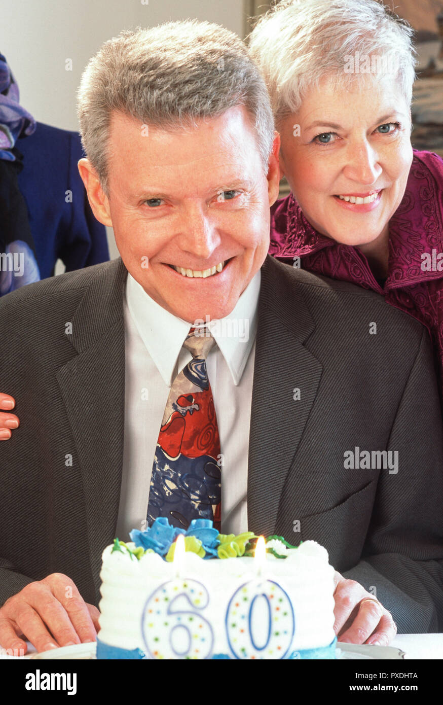 60. Geburtstag feiern, USA Stockfoto