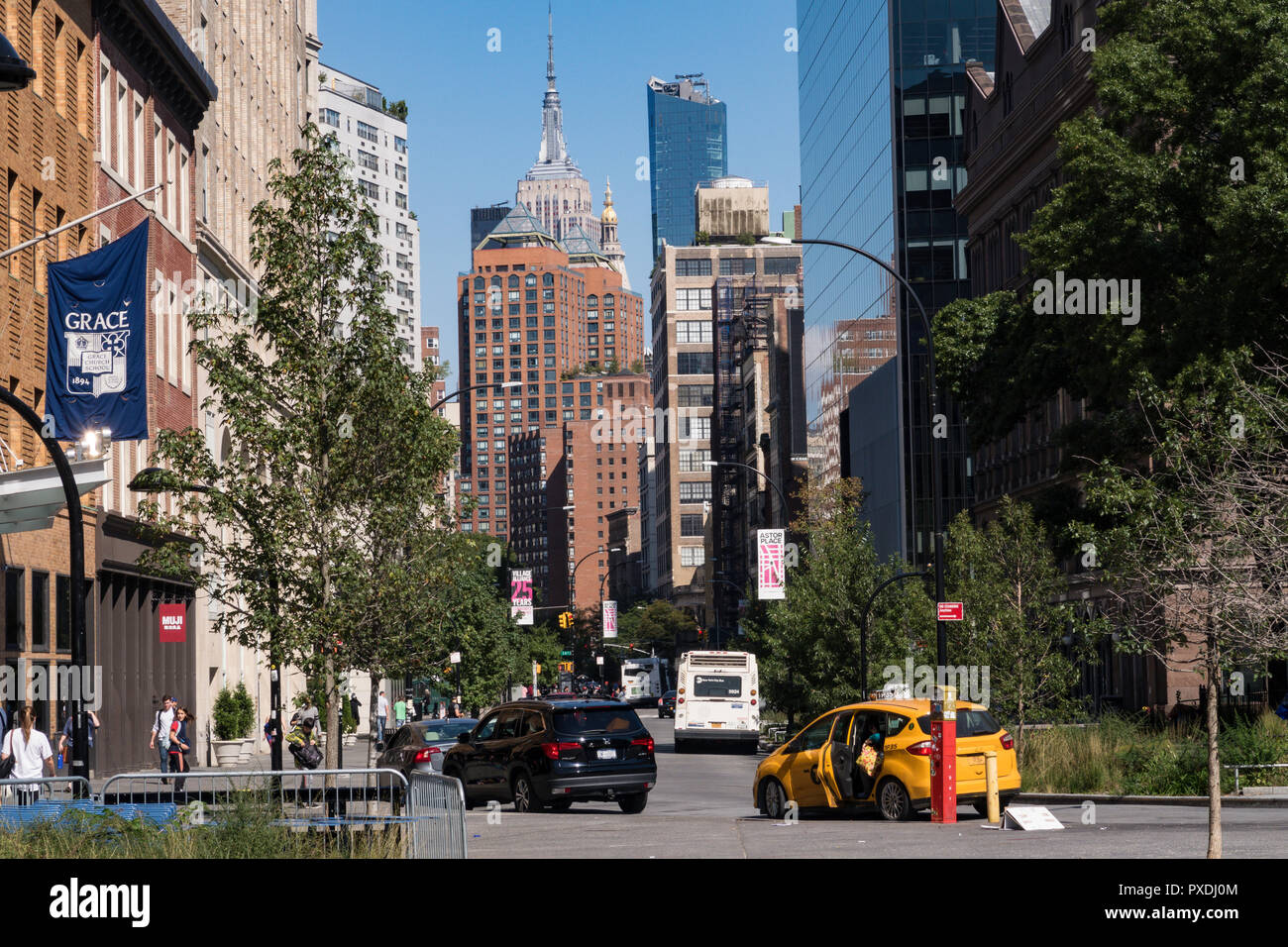 Astor Place, New York, USA Stockfoto