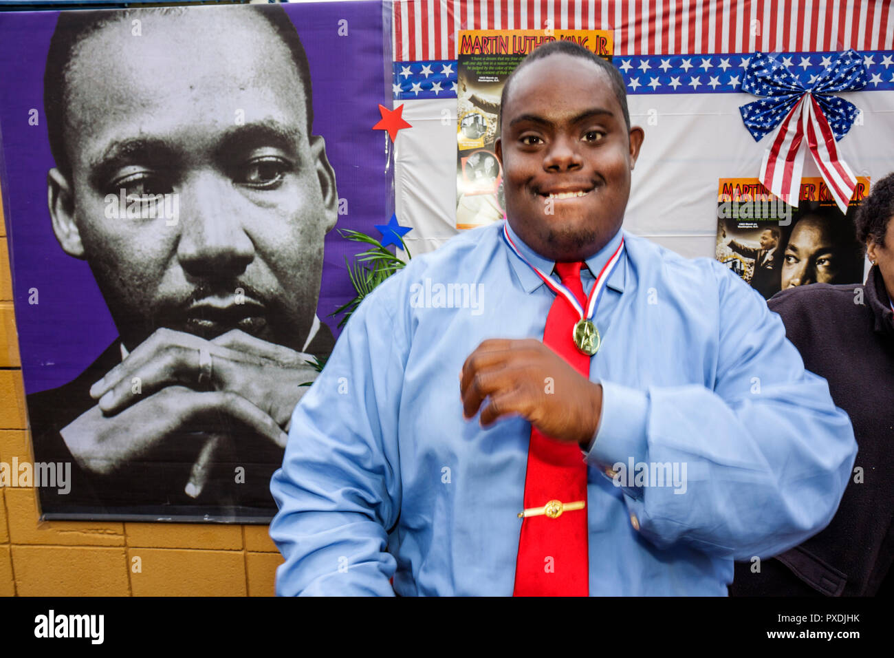 Miami Florida, Association for Development of Exceptional, ADE, MLK, Martin Luther King Jr., Day Carnival, entwicklungsbehindert, mental, mental, physisch Stockfoto