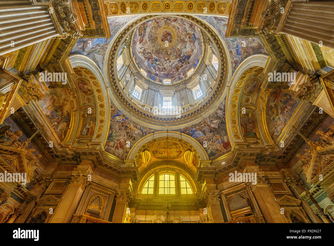 Königliche Kapelle der Schatz von St. Januarius in der Kathedrale von Neapel, Italien Stockfoto
