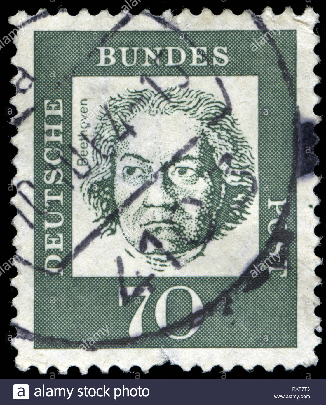 Postage Stamp Berlin Germany Stockfotos & Postage Stamp Berlin Germany