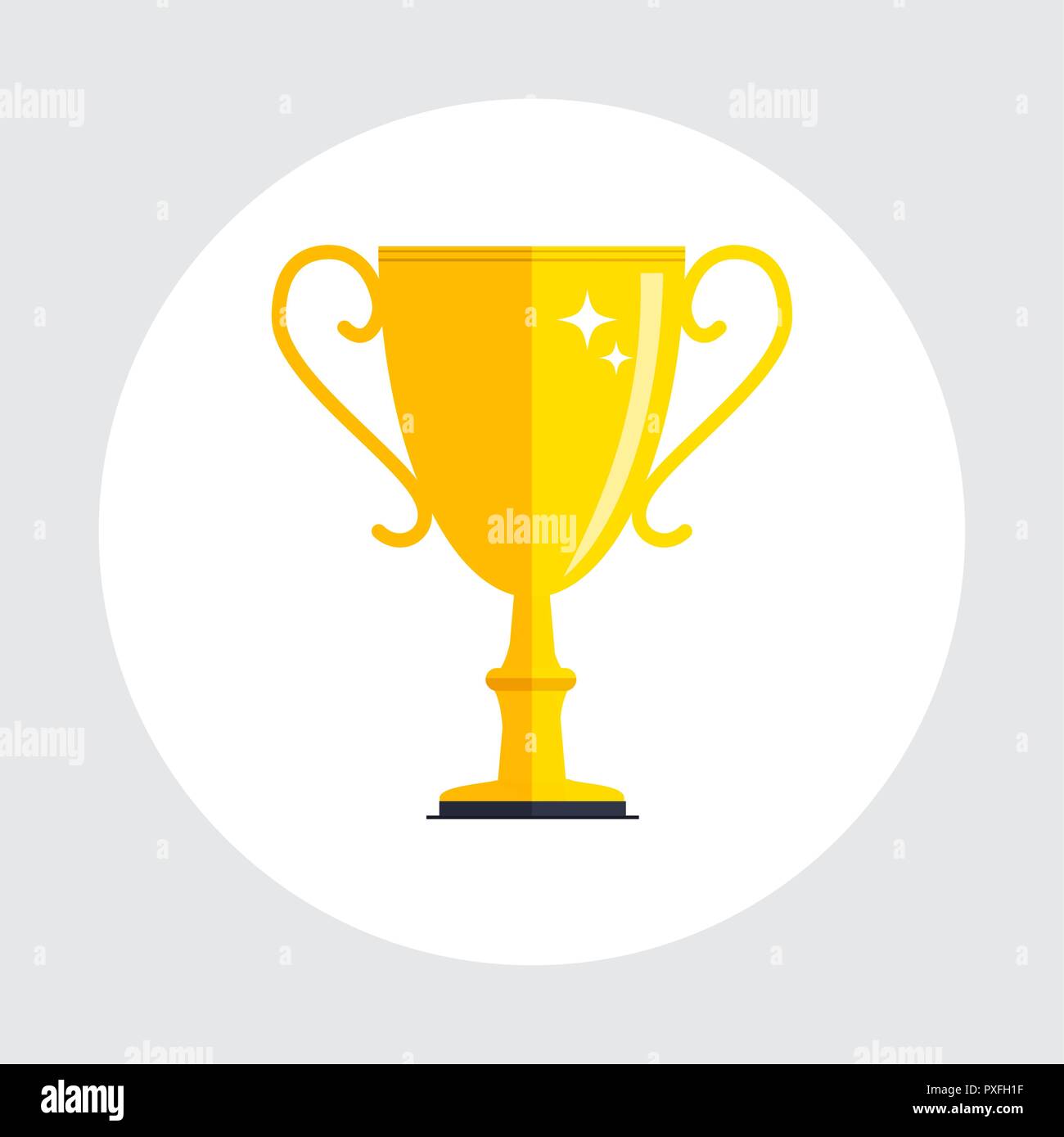 Gold Cup Preis Trophy Sieger Symbol Stock Vektorgrafik Alamy