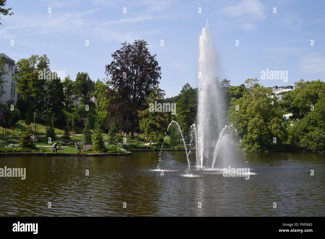 Kurpark, Bad Schwalbach Stockfotografie Alamy