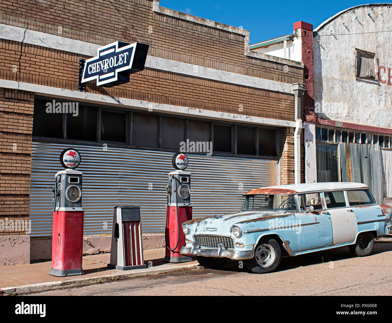 Lowell Arizona USA. Geschäftsviertel Stockfoto