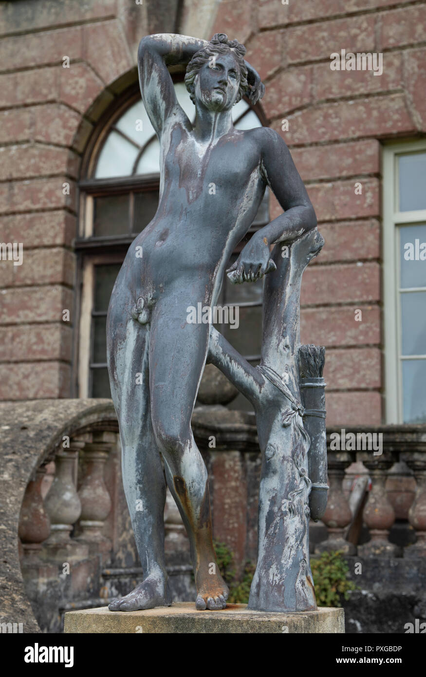 Statue von Johannes Apollino Cheere C 18. Stockfoto