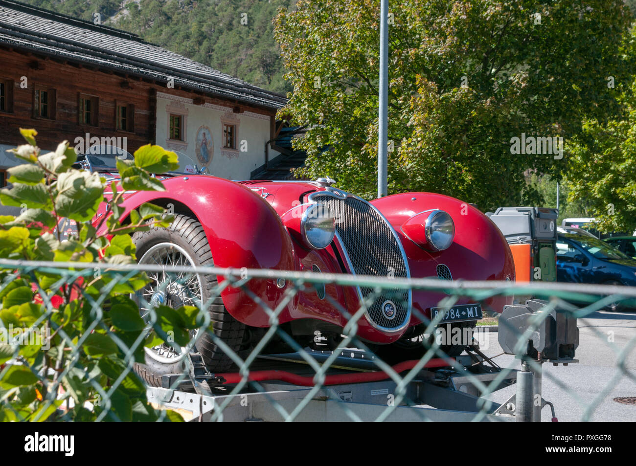 1939 Alfa Romeo 6C 2500 Super Sport Corsa - Vorderansicht Stockfoto