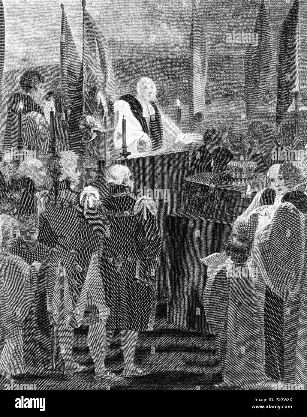 NELSONS BEERDIGUNG Stockfoto