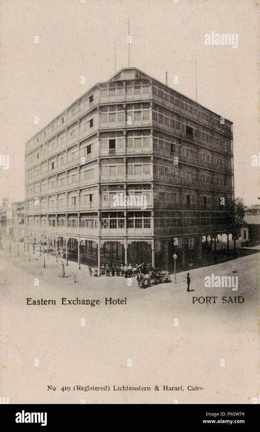 Eastern Exchange Hotel - Port Said, Ägypten Stockfoto