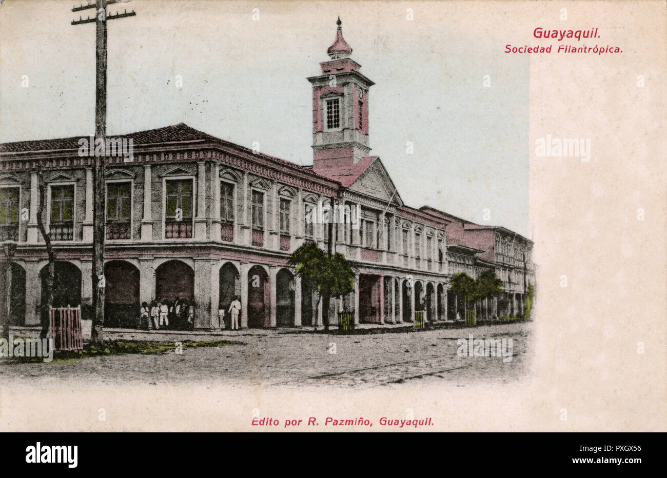 Guayaquil, Ecuador - Hauptsitz der philanthropischen Gesellschaft Stockfoto