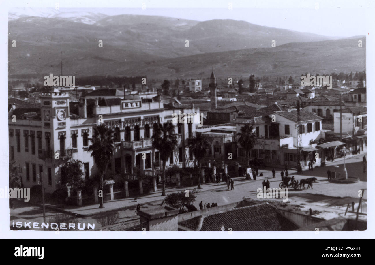 Iskenderun Alexandrette Scanderoon Turkei Datum 1930 Stockfotografie Alamy
