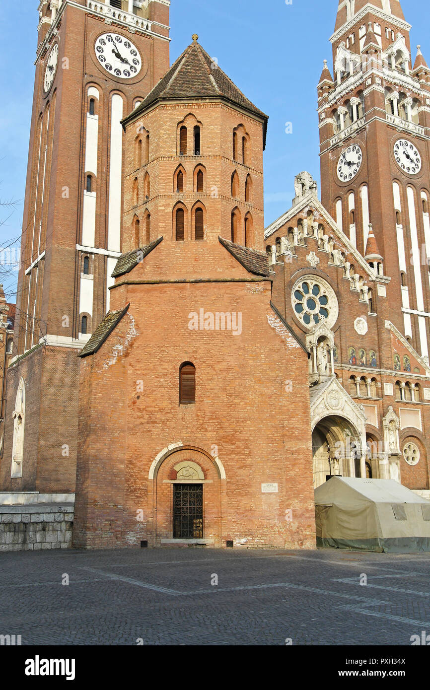 Die Saint Demetrius Turm älteste historische Denkmal Szeged Stockfoto