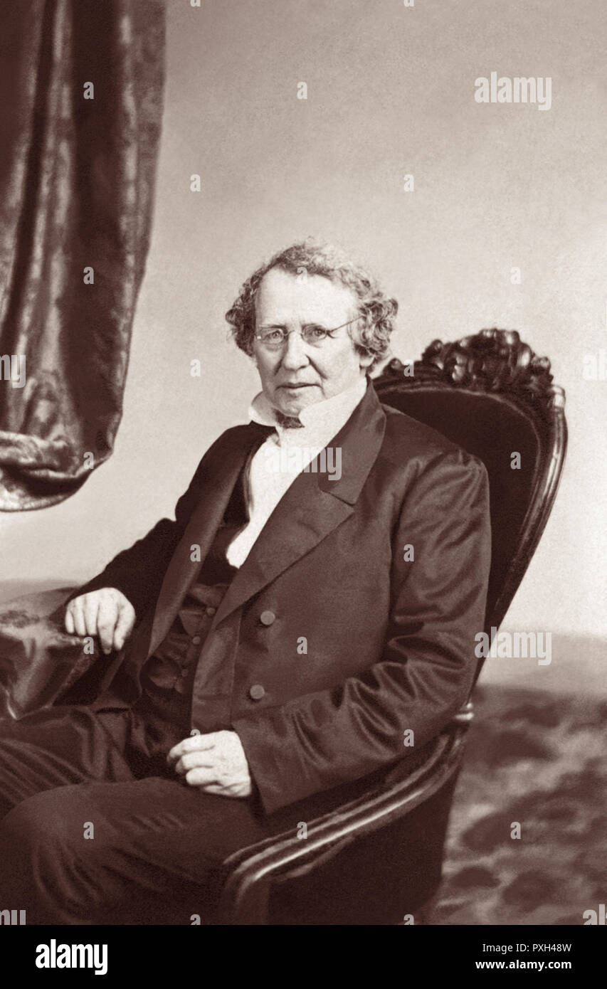 Charles Hodge (1797-1878), konservativer presbyterianische Theologe und Direktion von Princeton Theological Seminary von 1851 bis 1878. Stockfoto