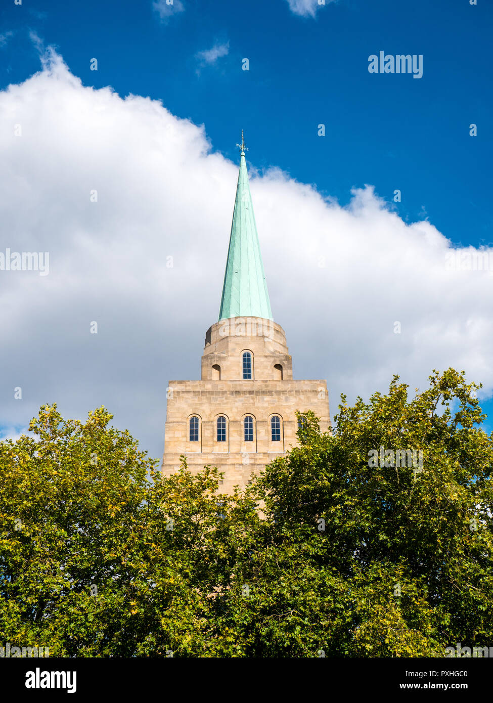 Nuffield College Library Tower, Nuffield College, Universität Oxford, Oxford, Oxfordshire, England, UK, GB. Stockfoto