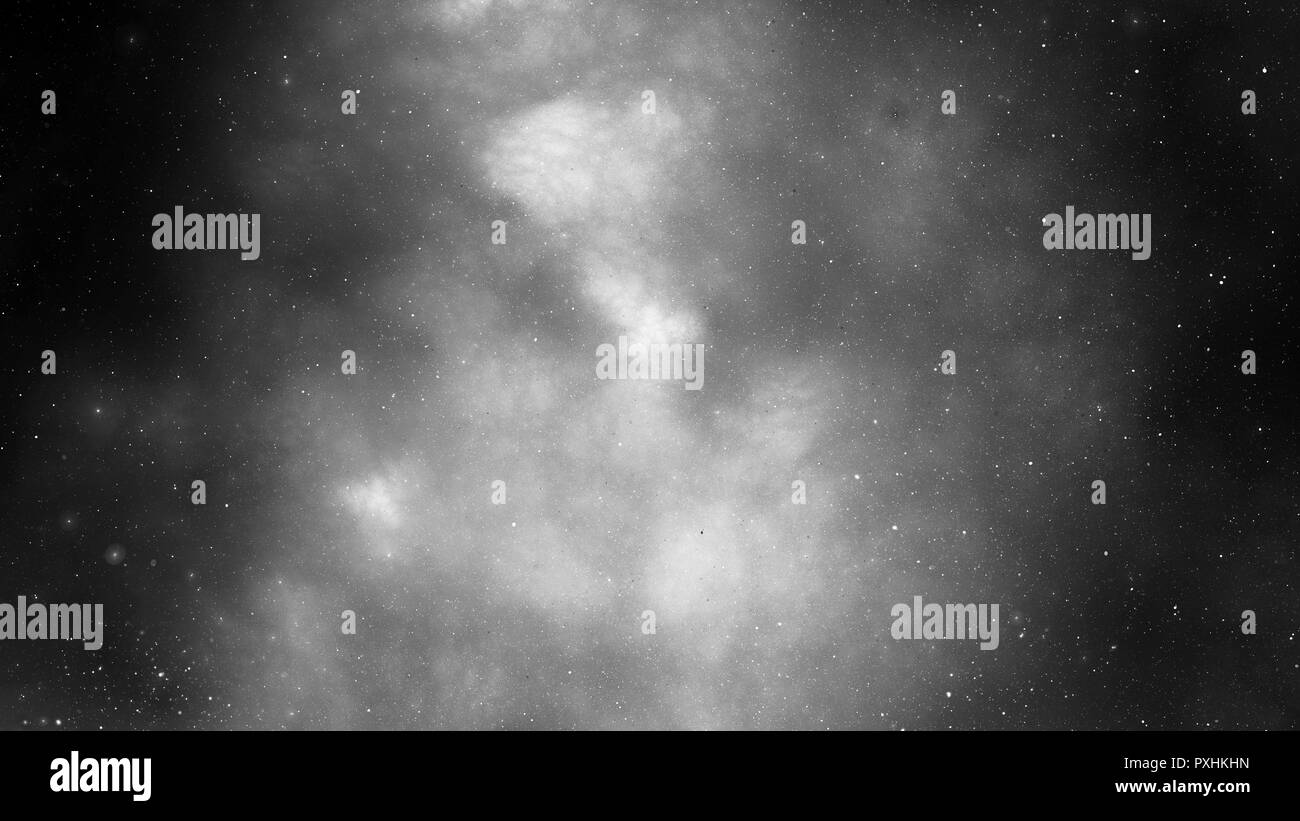 Sternenhimmel fractal Vorlage, computer-generierte Zusammenfassung Hintergrund, 3D-Rendering Stockfoto