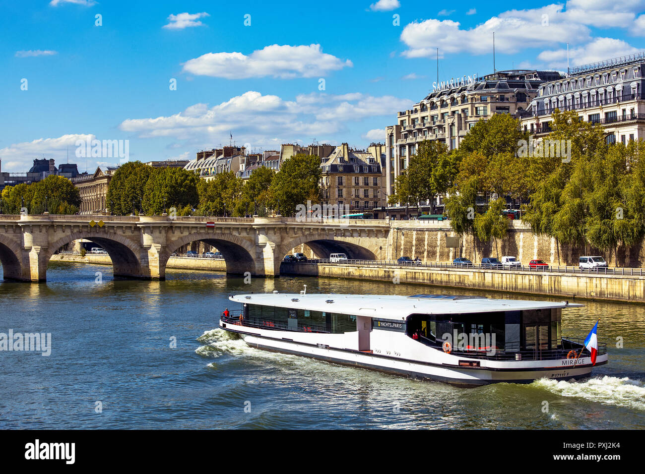 Frankreich Paris, Verkürzung der Stadt an der Seine Stockfoto