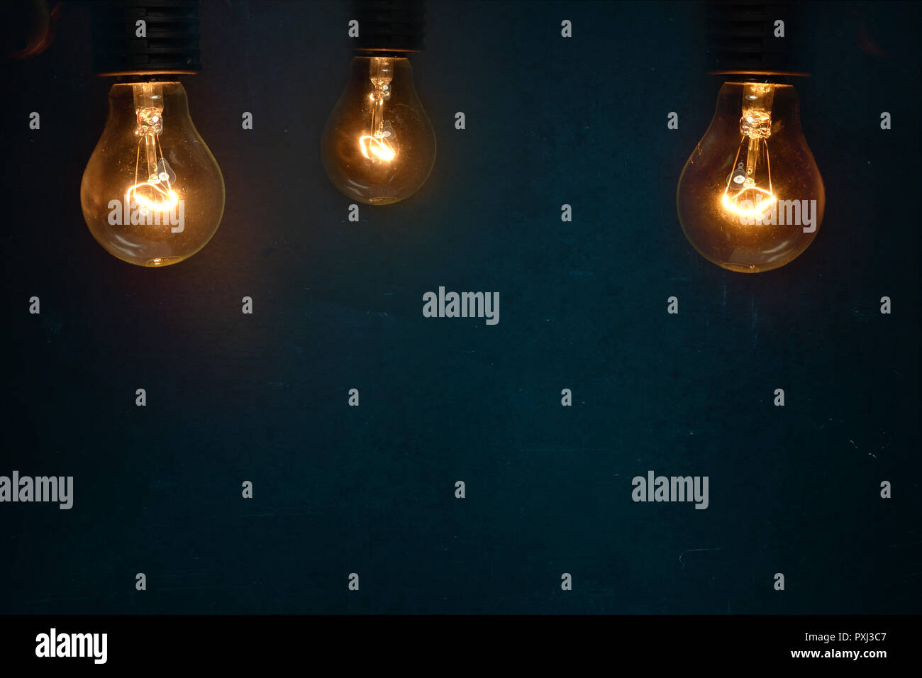 Glühbirne retro Licht edison Idee Erfindung Technologie Stockfoto