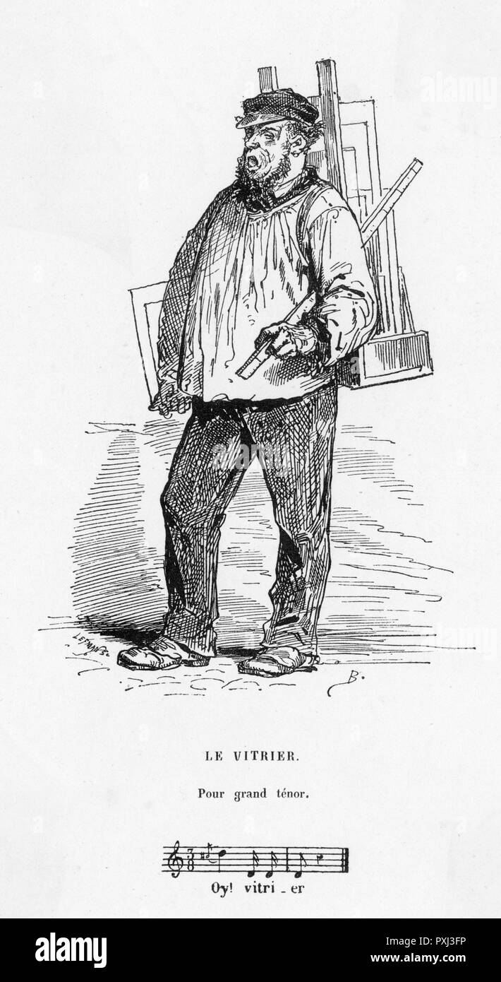 Französischer Glazier Stockfoto