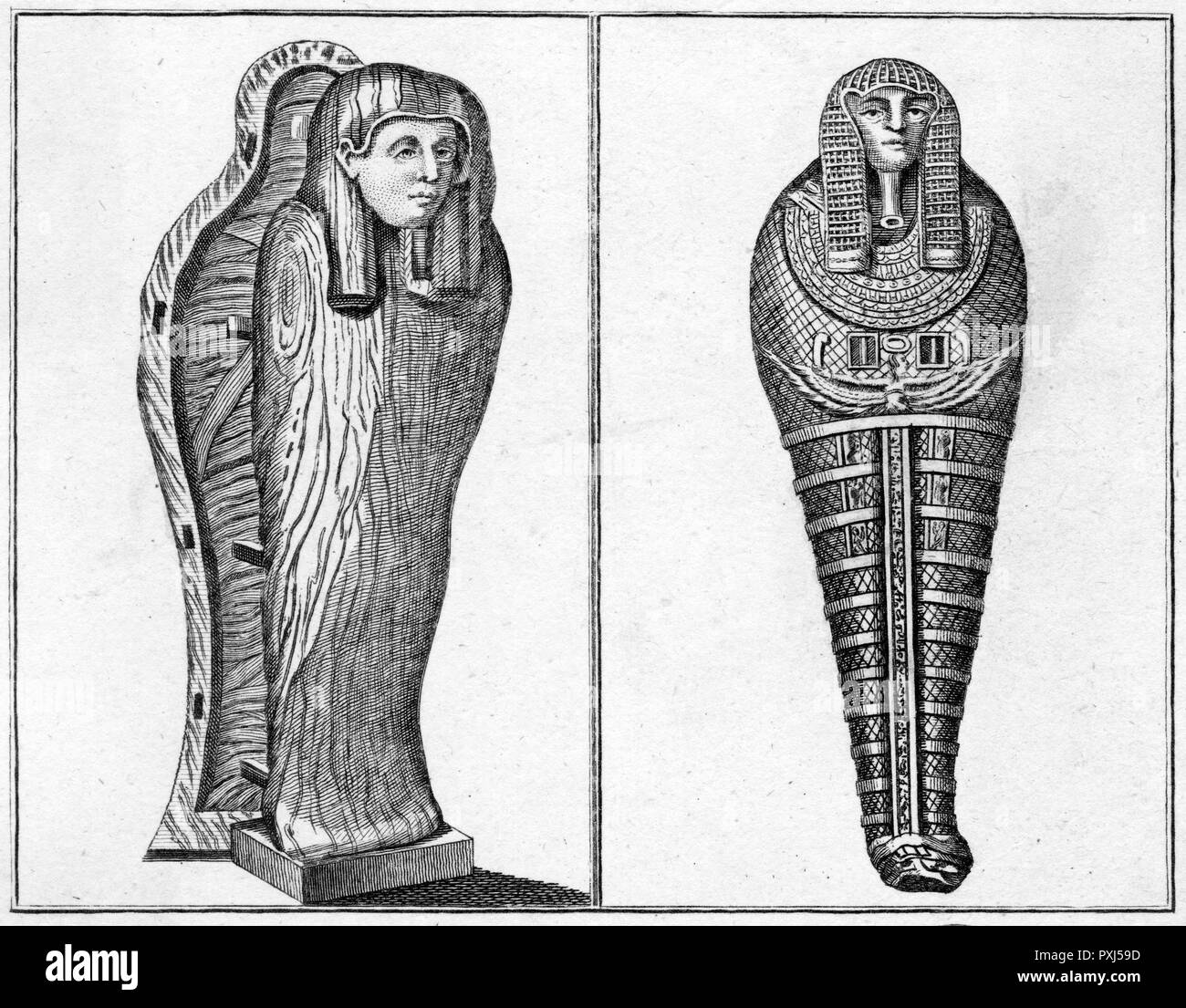 ÄGYPTISCHE MUMIEN Stockfoto