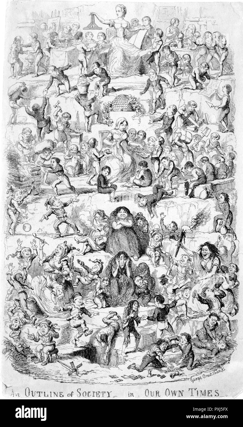 CRUIKSHANK - GESELLSCHAFT Stockfoto
