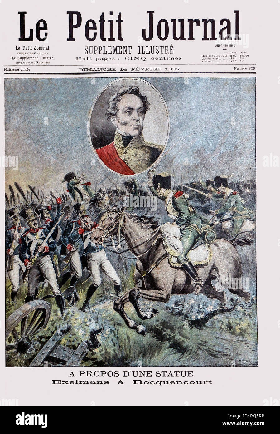 Le Petit Journal Stockfoto