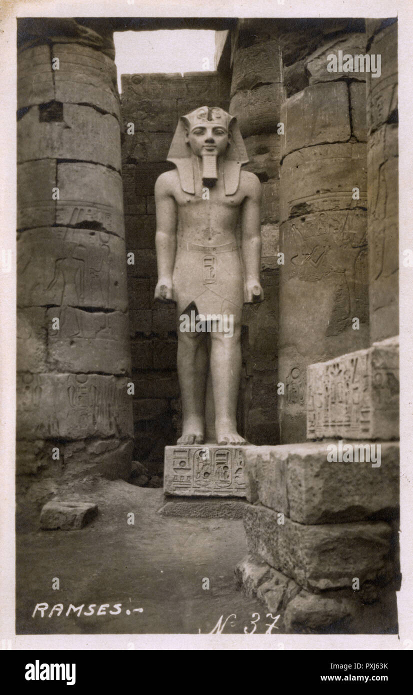 Statue von Ramesses II., Luxor, Ägypten Stockfoto