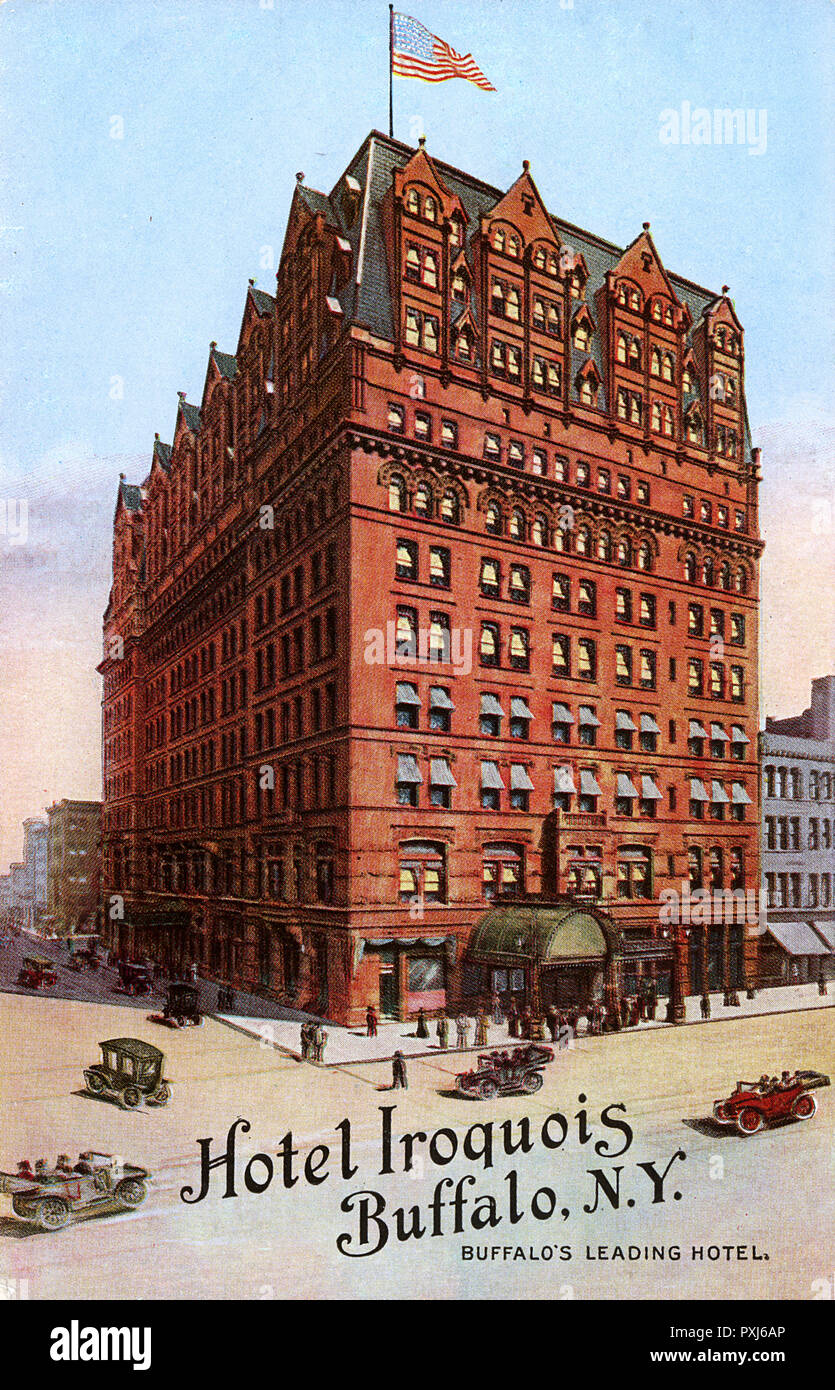 Hotel Iroquois - Buffalo, New York, USA Stockfoto