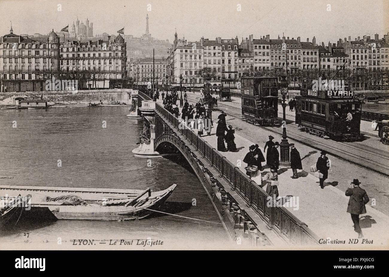 Lyon, Frankreich - Le Pont Lafayette Stockfoto