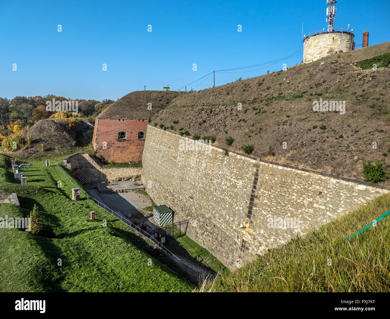 Historische Festung Glatz in Niederschlesien, Polen Stockfoto