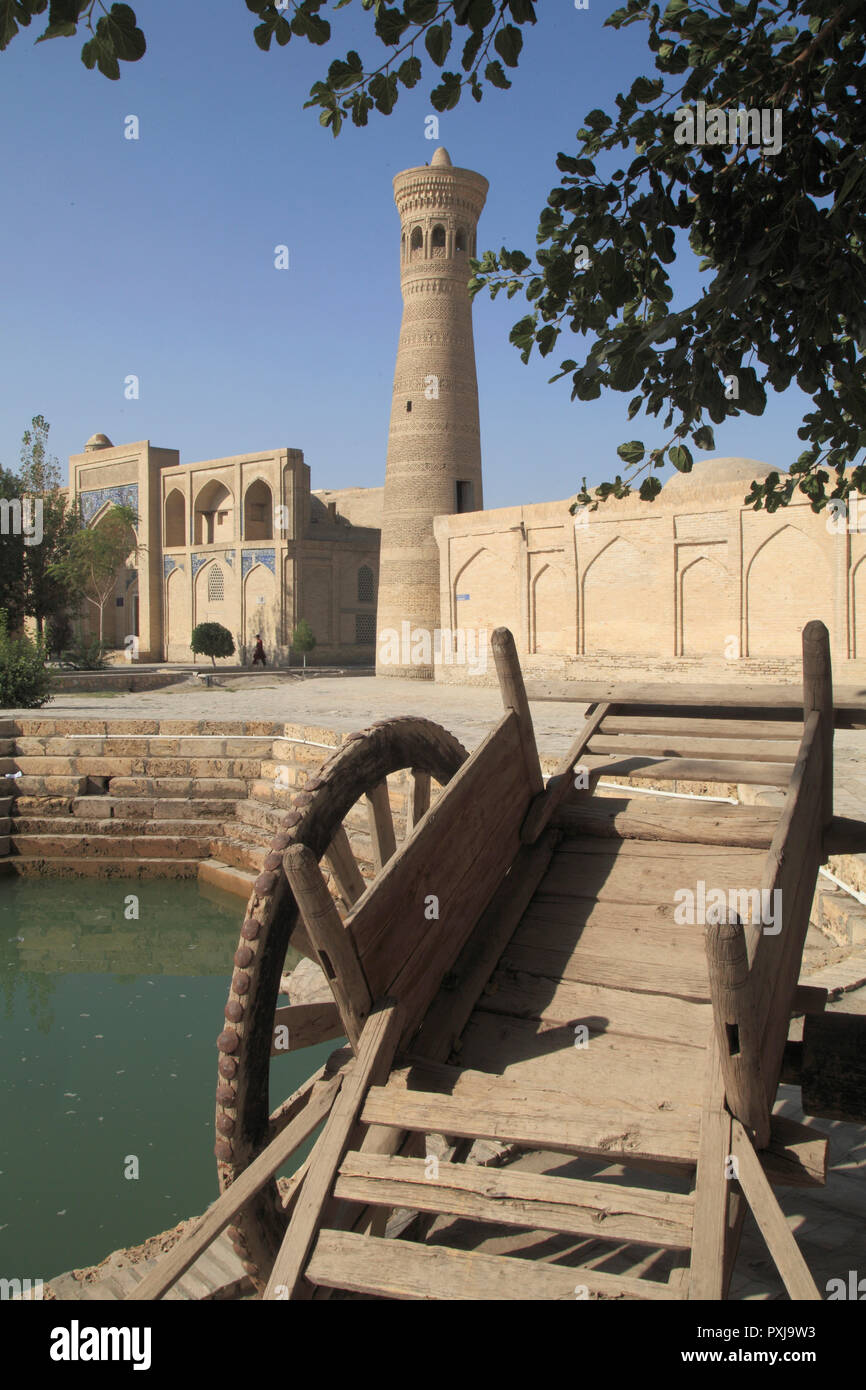 Usbekistan; Buchara; Gaukushon Madrasah, Amanda Kalon Moschee, Stockfoto