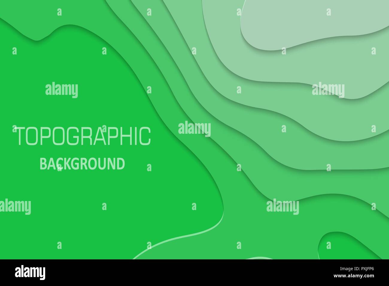 Geometrische Papier Hintergrund, Topographie Karte cpncept. Vector Illustration Stock Vektor