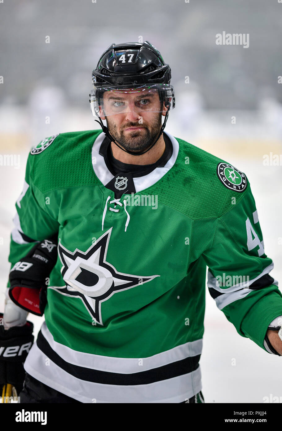 Während die Oklahoma Sooners an TCU Horned Frogs in einem NCAA Football Spiel auf dem Amon G. Carter Stadium, Fort Worth Texas. 10/20/18. Manny Flores/Cal Sport Media) Stockfoto